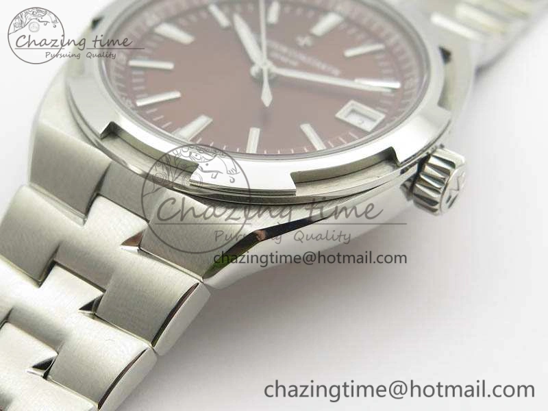 Overseas Automatic BP Maker Best Edition SS Brown Dial On SS Bracelet A5100