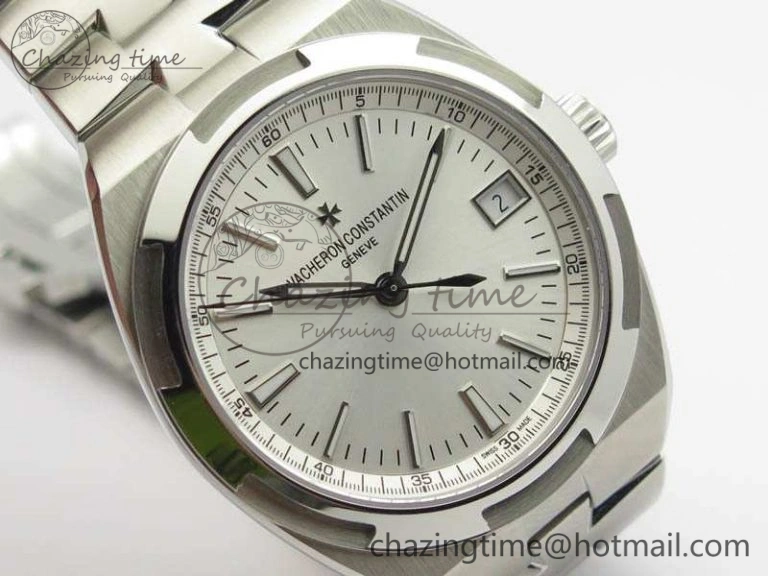 Overseas Automatic BP Maker Best Edition SS Silver Dial On SS Bracelet A5100