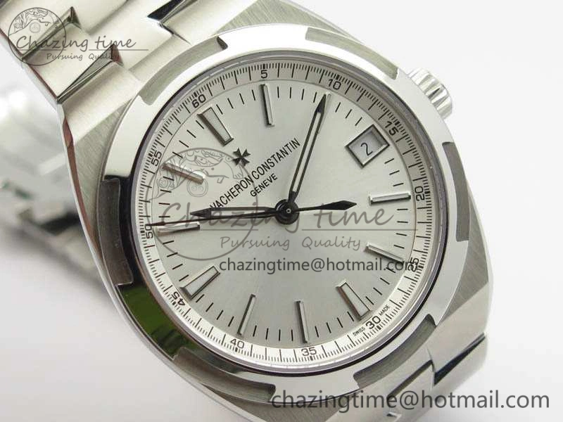 Overseas Automatic BP Maker Best Edition SS Silver Dial On SS Bracelet A5100