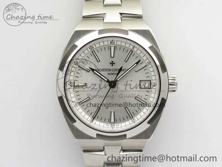 Overseas Automatic BP Maker Best Edition SS Silver Dial On SS Bracelet A5100