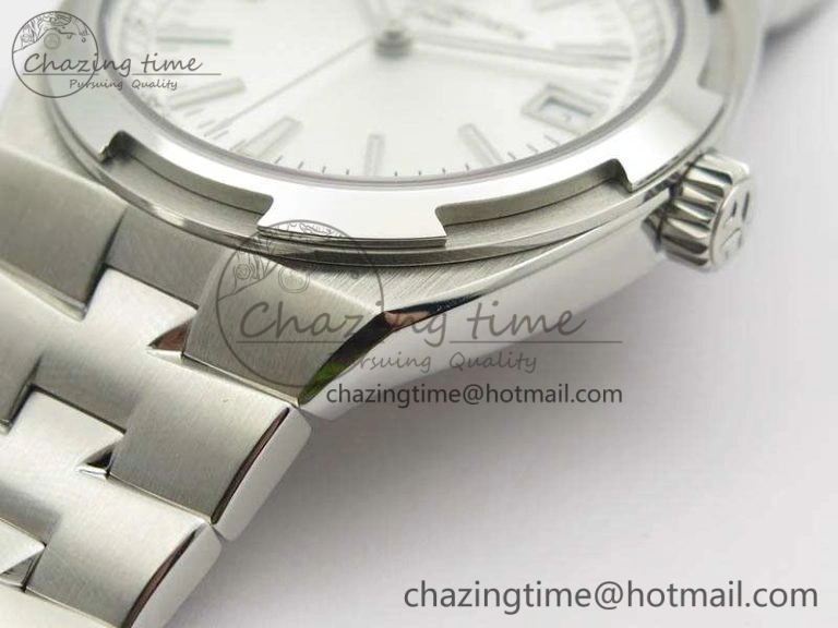 Overseas Automatic BP Maker Best Edition SS Silver Dial On SS Bracelet A5100