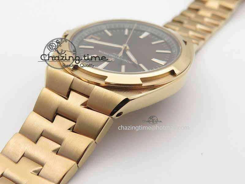 Overseas Automatic RG Brown Dial On RG Bracelet A5100