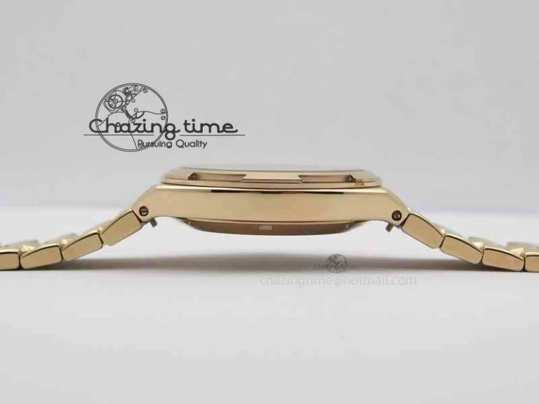 Overseas Automatic RG Brown Dial On RG Bracelet A5100