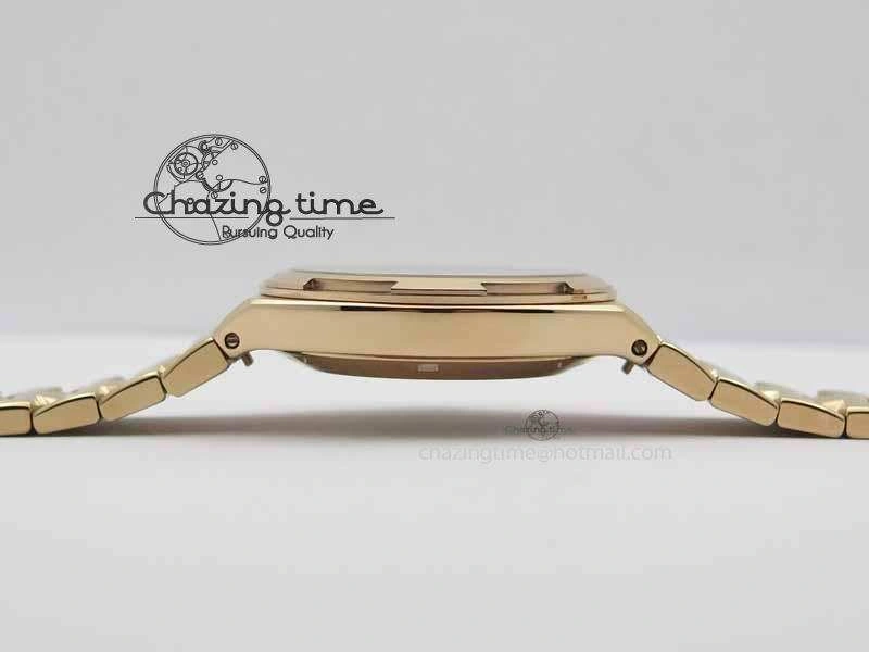 Overseas Automatic RG Brown Dial On RG Bracelet A5100