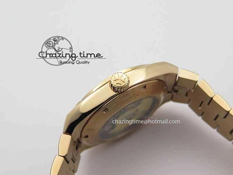 Overseas Automatic RG Brown Dial On RG Bracelet A5100