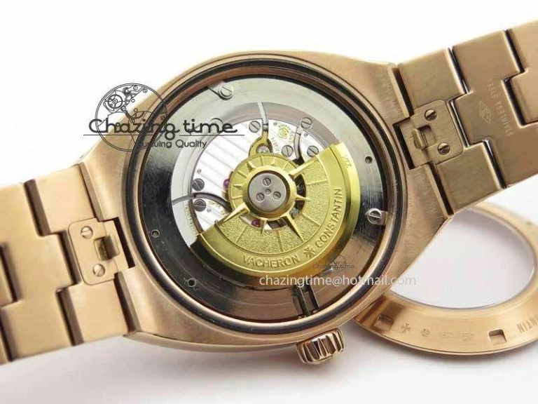 Overseas Automatic RG Brown Dial On RG Bracelet A5100