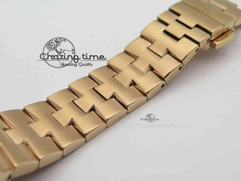 Overseas Automatic RG Brown Dial On RG Bracelet A5100