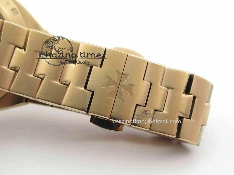 Overseas Automatic RG Brown Dial On RG Bracelet A5100