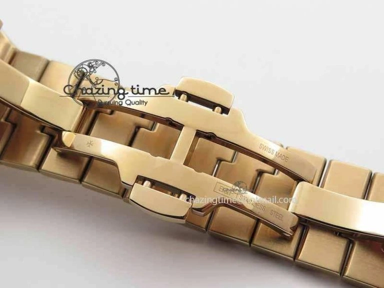 Overseas Automatic RG Brown Dial On RG Bracelet A5100
