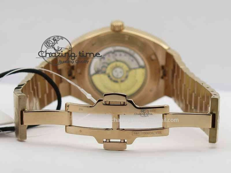 Overseas Automatic RG Brown Dial On RG Bracelet A5100