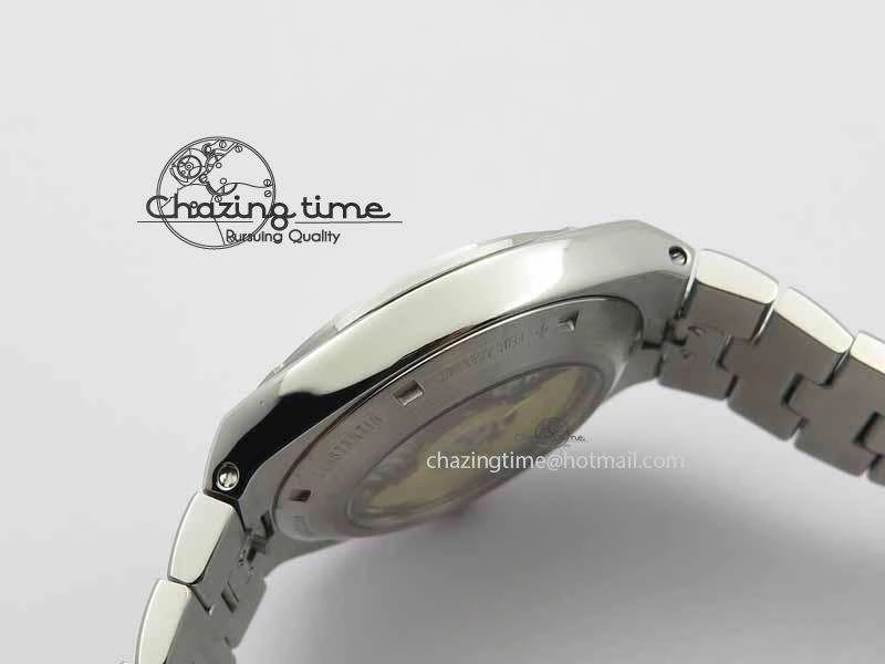 Overseas Automatic SS Blue Dial On SS Bracelet A5100