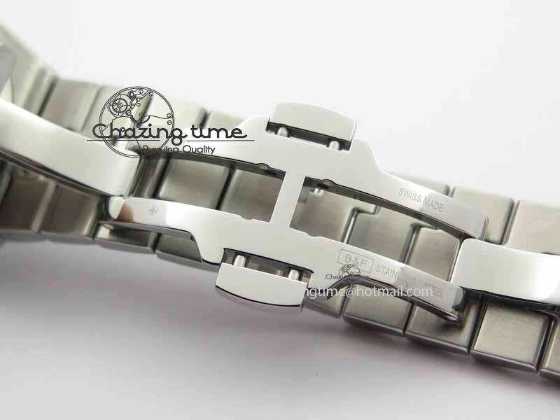 Overseas Automatic SS Blue Dial On SS Bracelet A5100
