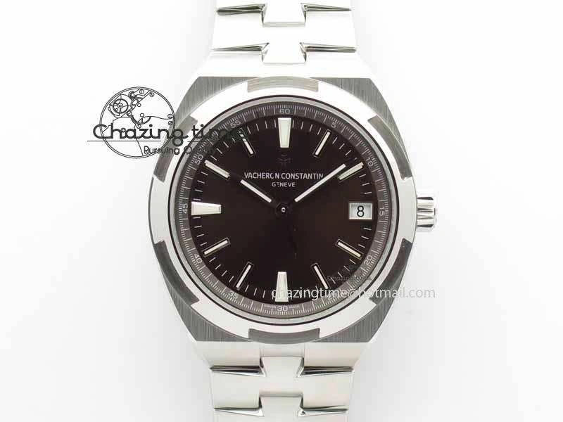 Overseas Automatic SS Brown Dial On SS Bracelet A5100