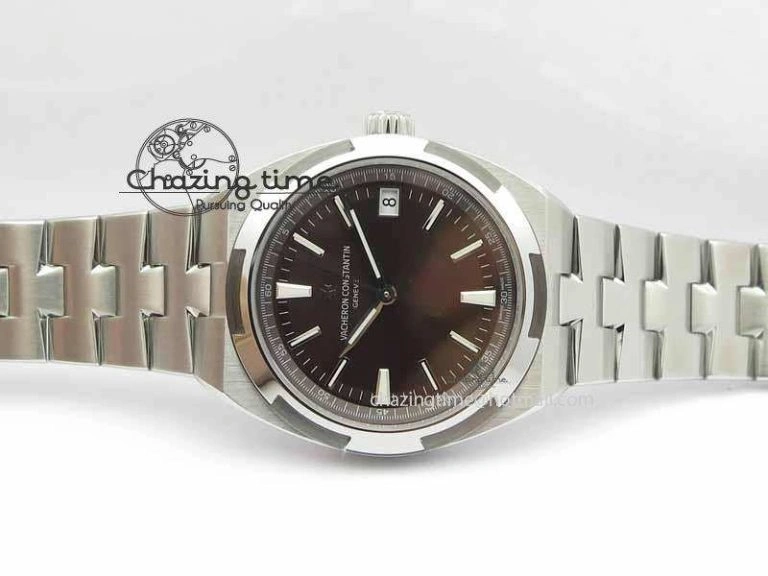 Overseas Automatic SS Brown Dial On SS Bracelet A5100