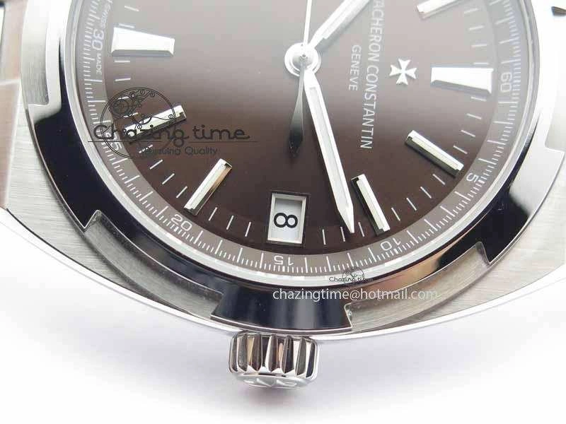 Overseas Automatic SS Brown Dial On SS Bracelet A5100