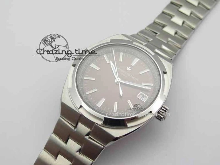 Overseas Automatic SS Brown Dial On SS Bracelet A5100