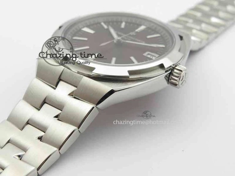 Overseas Automatic SS Brown Dial On SS Bracelet A5100