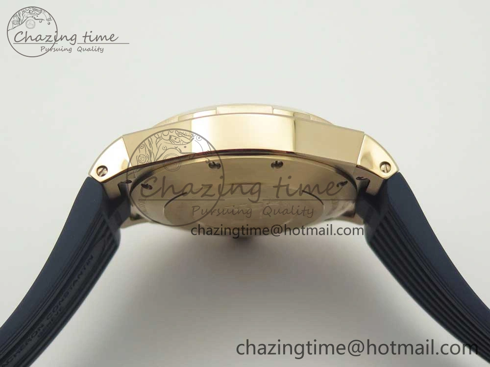 Overseas Dual Time Power Reserve RG TWA Best Edition Blue Dial on Blue Rubber Strap A1222