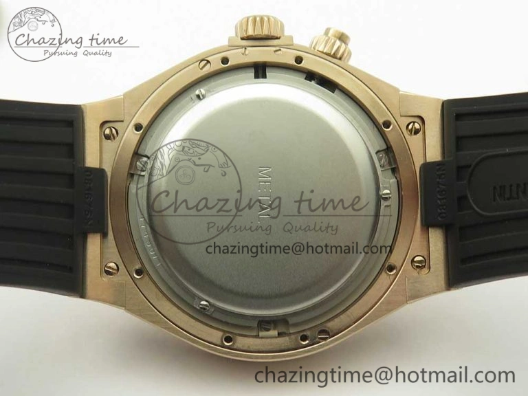 Overseas Dual Time Power Reserve RG TWA Best Edition Silver Dial on Black Rubber Strap A1222
