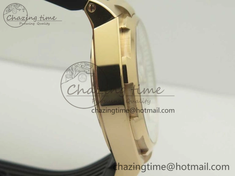Overseas Dual Time Power Reserve RG TWA Best Edition Silver Dial on Black Rubber Strap A1222