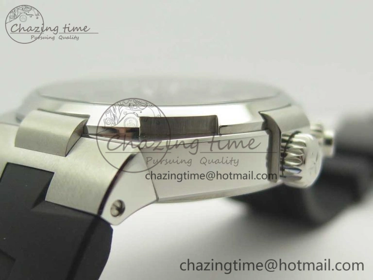 Overseas Dual Time Power Reserve TWA Best Edition Black Dial on Black Rubber Strap A1222