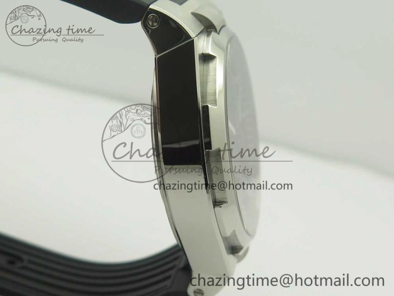 Overseas Dual Time Power Reserve TWA Best Edition Black Dial on Black Rubber Strap A1222