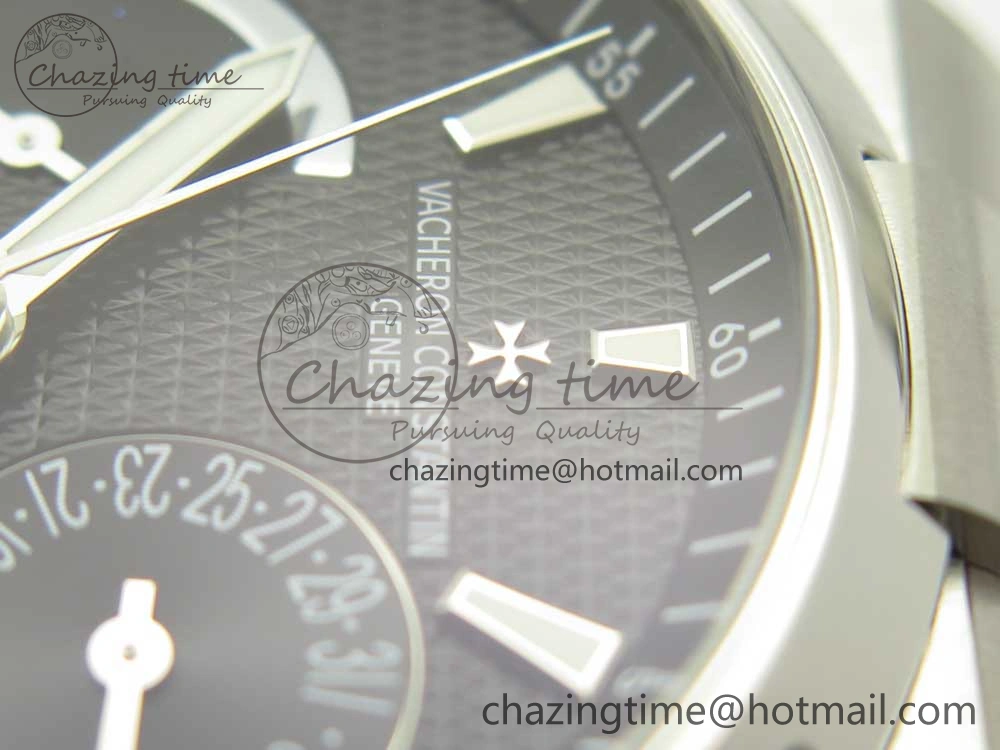 Overseas Dual Time Power Reserve TWA Best Edition Black Dial on SS Bracelet A1222
