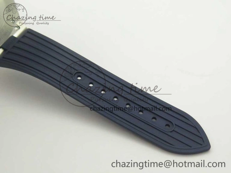 Overseas Dual Time Power Reserve TWA Best Edition Blue Dial on Blue Rubber Strap A1222