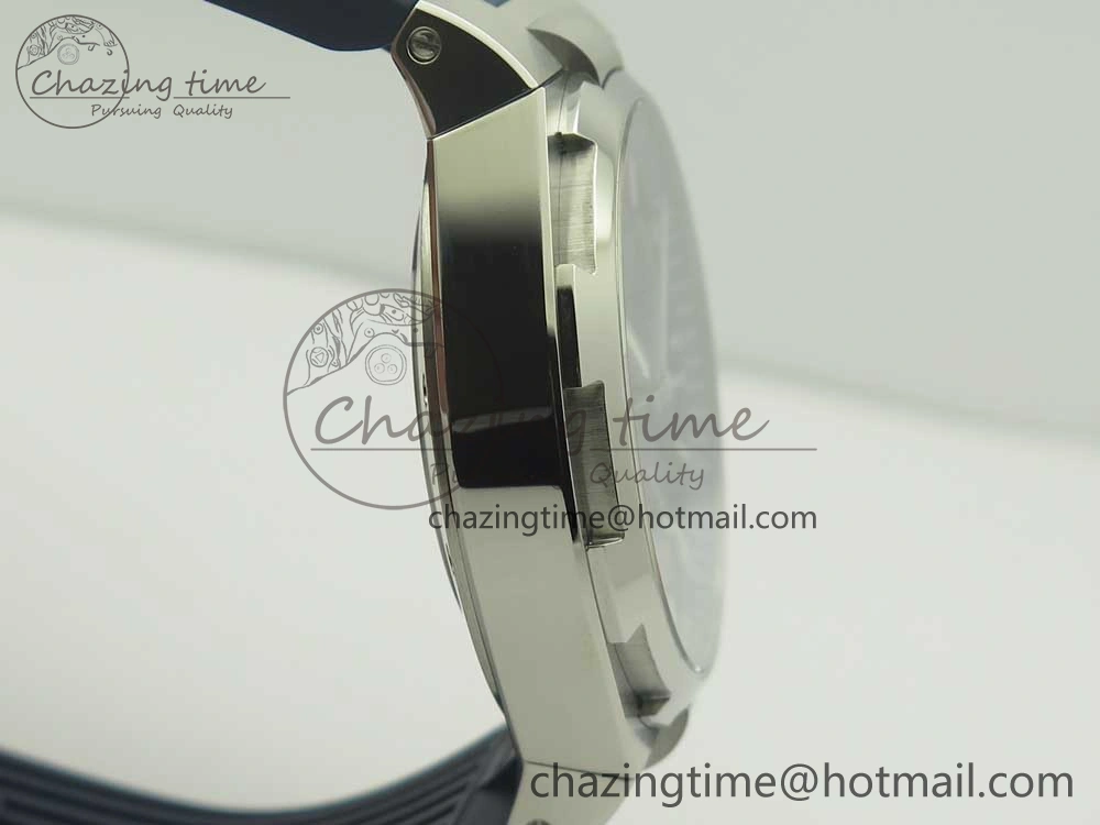 Overseas Dual Time Power Reserve TWA Best Edition Blue Dial on Blue Rubber Strap A1222