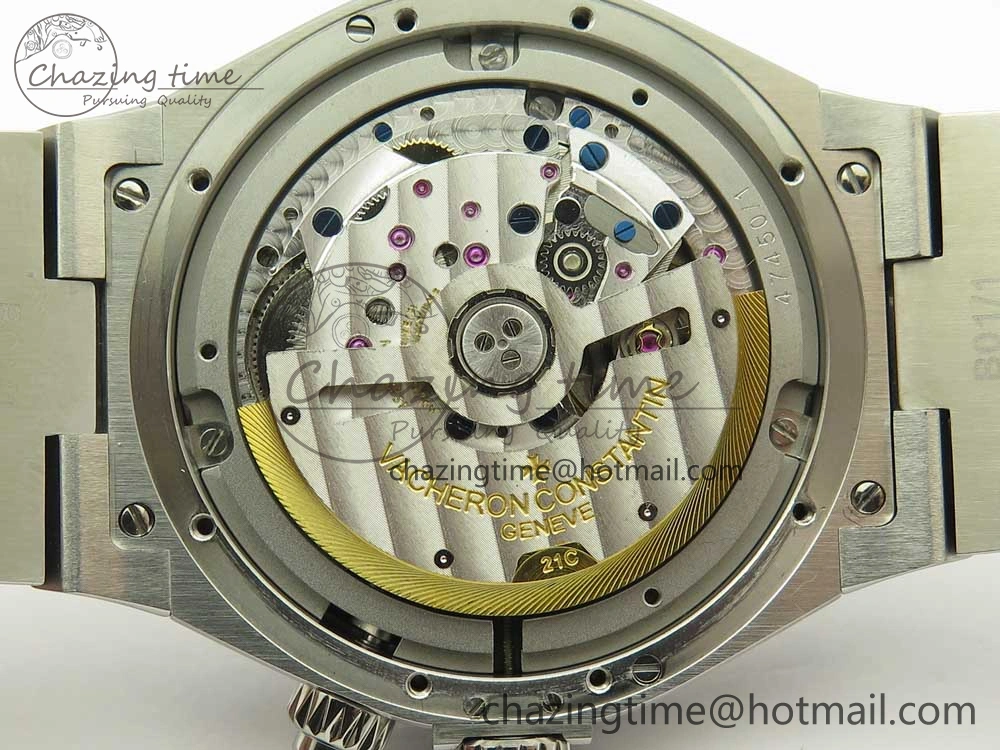 Overseas Dual Time Power Reserve TWA Best Edition Blue Dial on SS Bracelet A1222
