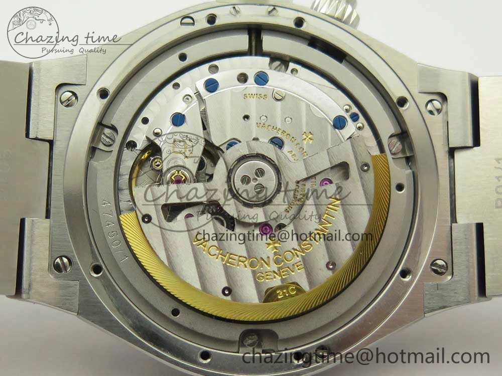 Overseas Dual Time Power Reserve TWA Best Edition Blue Dial on SS Bracelet A1222