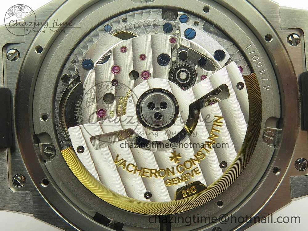 Overseas Dual Time Power Reserve TWA Best Edition Silver Dial on Black Rubber Strap A1222
