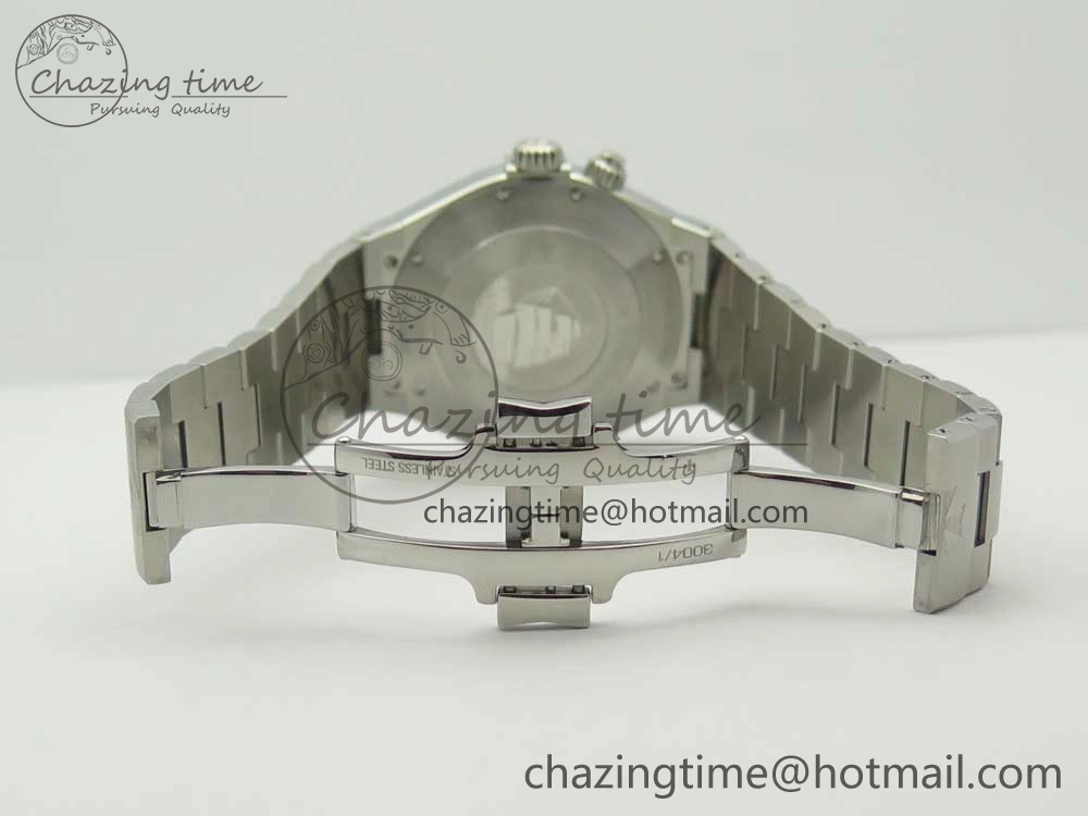 Overseas Dual Time Power Reserve TWA Best Edition White Dial on SS Bracelet A1222