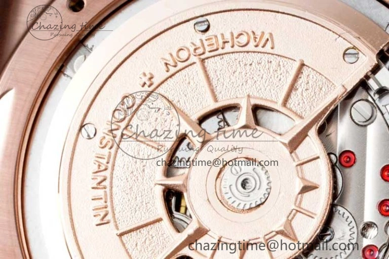Overseas Perpetual Calendar RG 8F Best Edition Silver Dial on RG Bracelet A1120