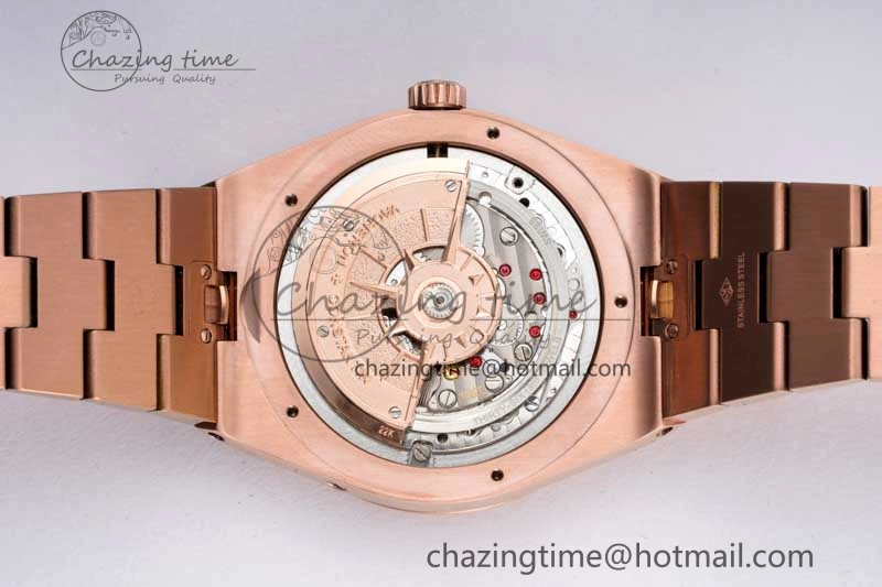 Overseas Perpetual Calendar RG 8F Best Edition Silver Dial on RG Bracelet A1120