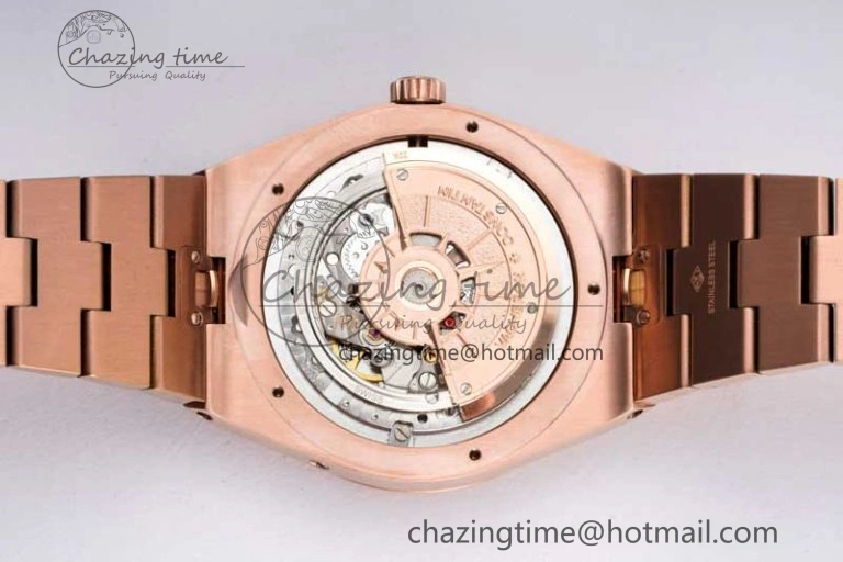 Overseas Perpetual Calendar RG 8F Best Edition Silver Dial on RG Bracelet A1120