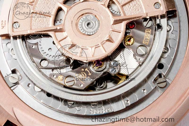 Overseas Perpetual Calendar RG 8F Best Edition Silver Dial on RG Bracelet A1120
