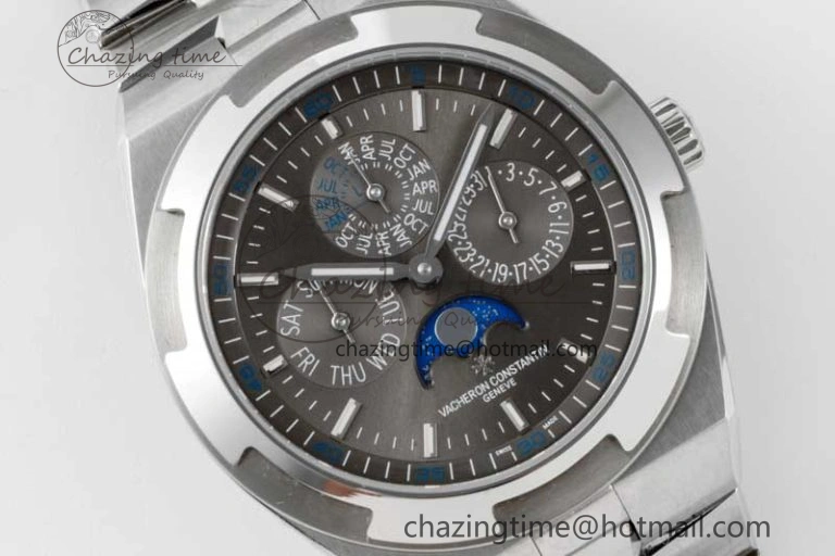 Overseas Perpetual Calendar SS 8F Best Edition Gray Dial on SS Bracelet A1120