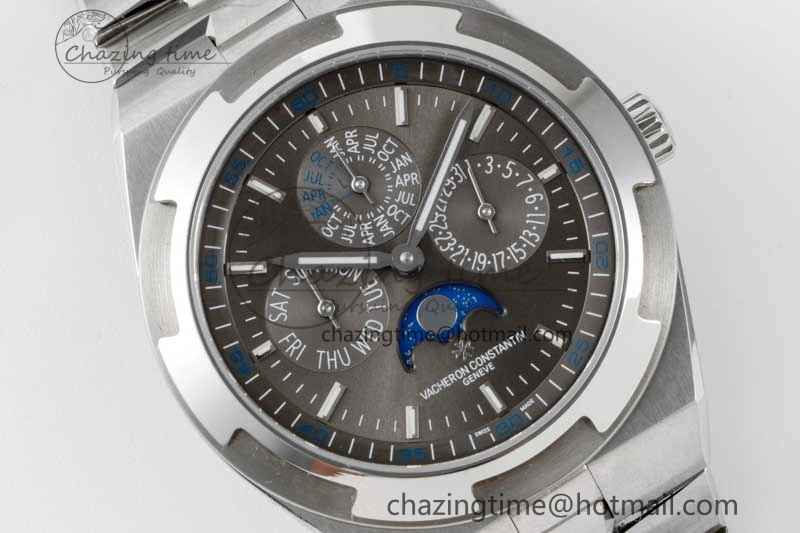 Overseas Perpetual Calendar SS 8F Best Edition Gray Dial on SS Bracelet A1120
