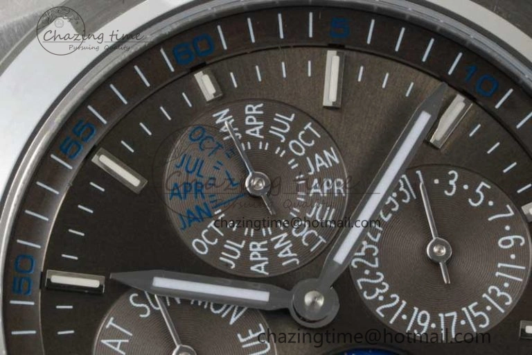 Overseas Perpetual Calendar SS 8F Best Edition Gray Dial on SS Bracelet A1120