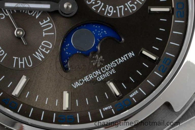 Overseas Perpetual Calendar SS 8F Best Edition Gray Dial on SS Bracelet A1120