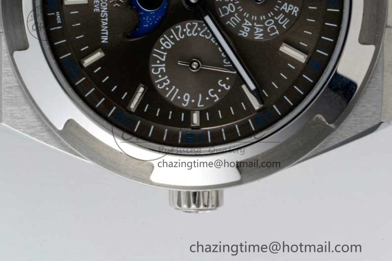 Overseas Perpetual Calendar SS 8F Best Edition Gray Dial on SS Bracelet A1120