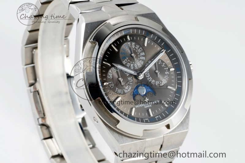Overseas Perpetual Calendar SS 8F Best Edition Gray Dial on SS Bracelet A1120
