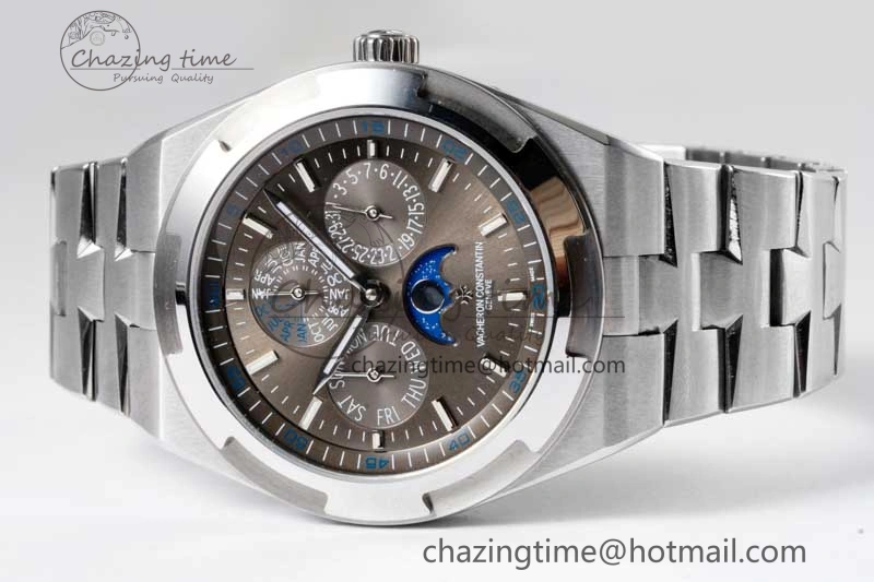 Overseas Perpetual Calendar SS 8F Best Edition Gray Dial on SS Bracelet A1120