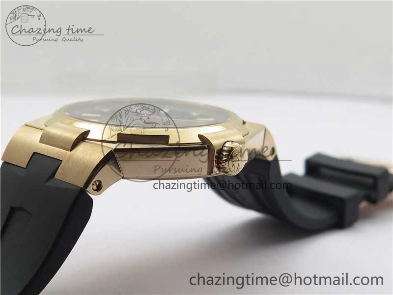 Overseas RG MKS 1:1 Best Edition Gray Dial on Black Rubber Strap MIYOTA 9015