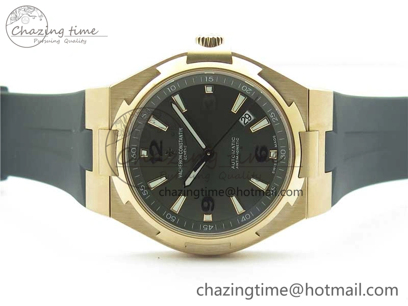 Overseas RG MKS 1:1 Best Edition Gray Dial on Black Rubber Strap MIYOTA 9015