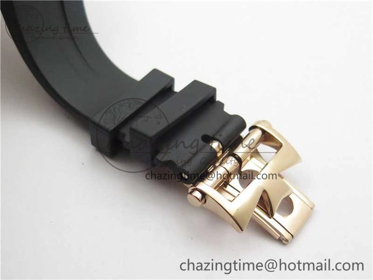 Overseas RG MKS 1:1 Best Edition Gray Dial on Black Rubber Strap MIYOTA 9015