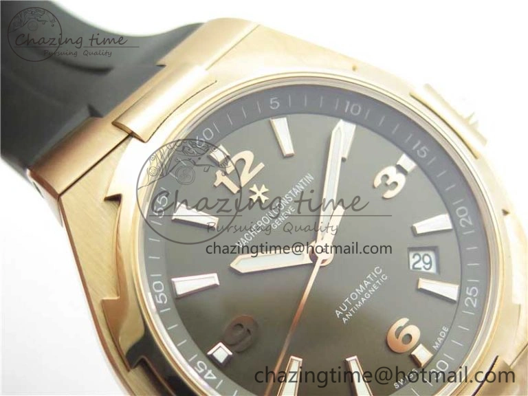 Overseas RG MKS 1:1 Best Edition Gray Dial on Black Rubber Strap MIYOTA 9015