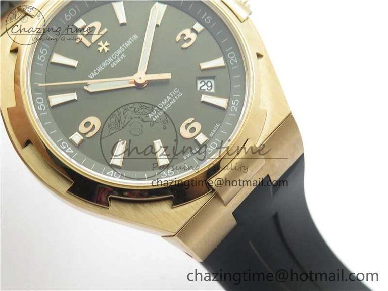 Overseas RG MKS 1:1 Best Edition Gray Dial on Black Rubber Strap MIYOTA 9015