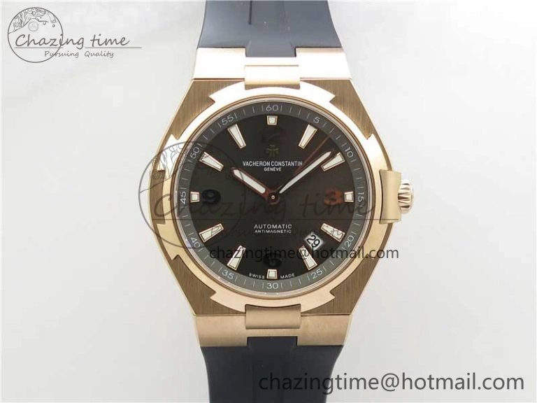 Overseas RG MKS 1:1 Best Edition Gray Dial on Black Rubber Strap MIYOTA 9015